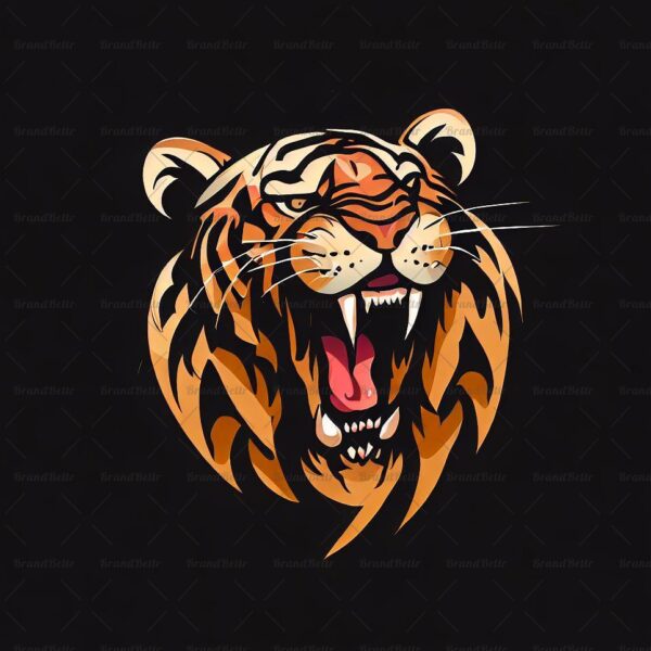 Brüllender Tiger